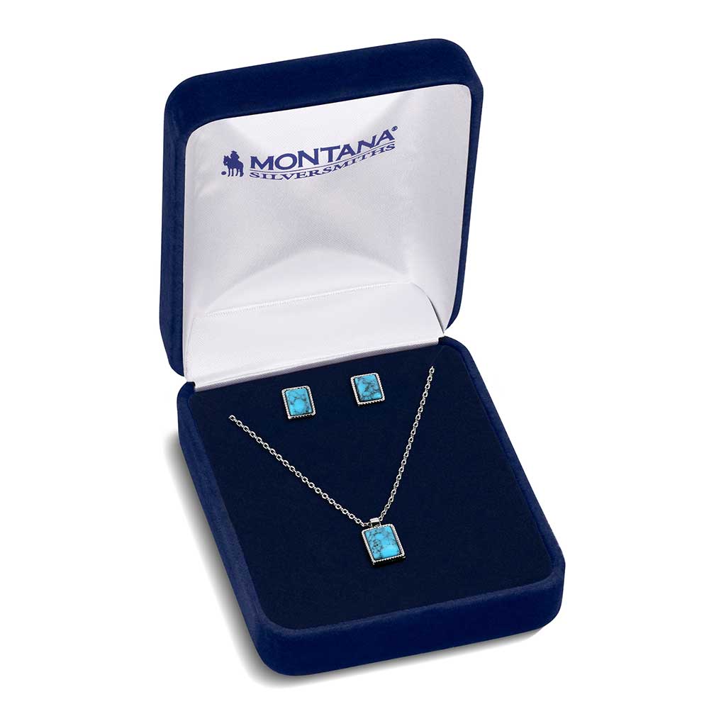Montana Silversmith Rio River Blue Jewelry Set