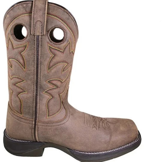 Smoky Mountain Men's Boots - Benton Brown Distress with Square Toe