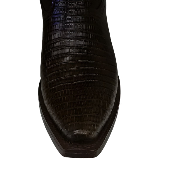 Los Altos Genuine Brown Lizard Teju with Snip Toe