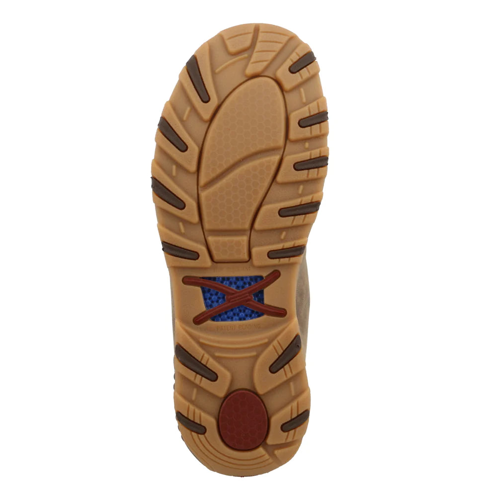 Twisted X Men's Shoes - Chukka Driving Moc Brown Bomber