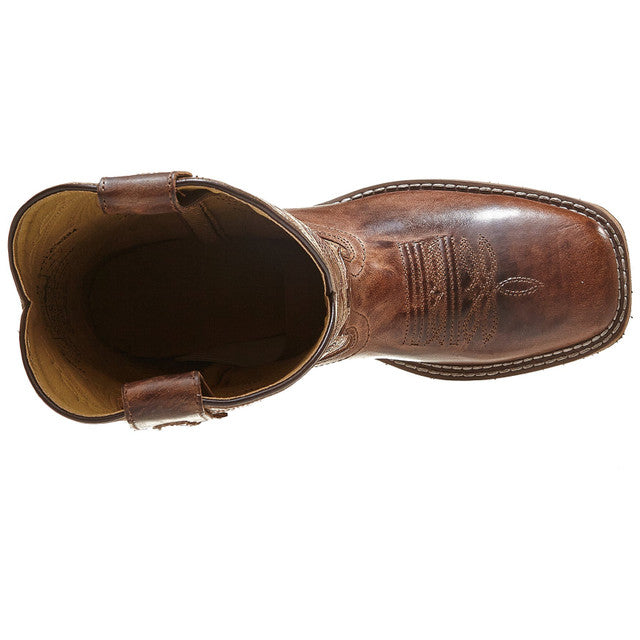 Smoky Mountain Boots Women's Brown Wax/Brown Marble Leather Cowboy Boots