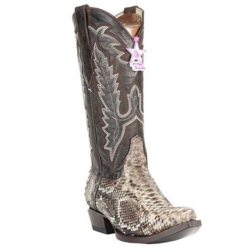 Los Altos Women's Genuine Python Snip Toe Boot