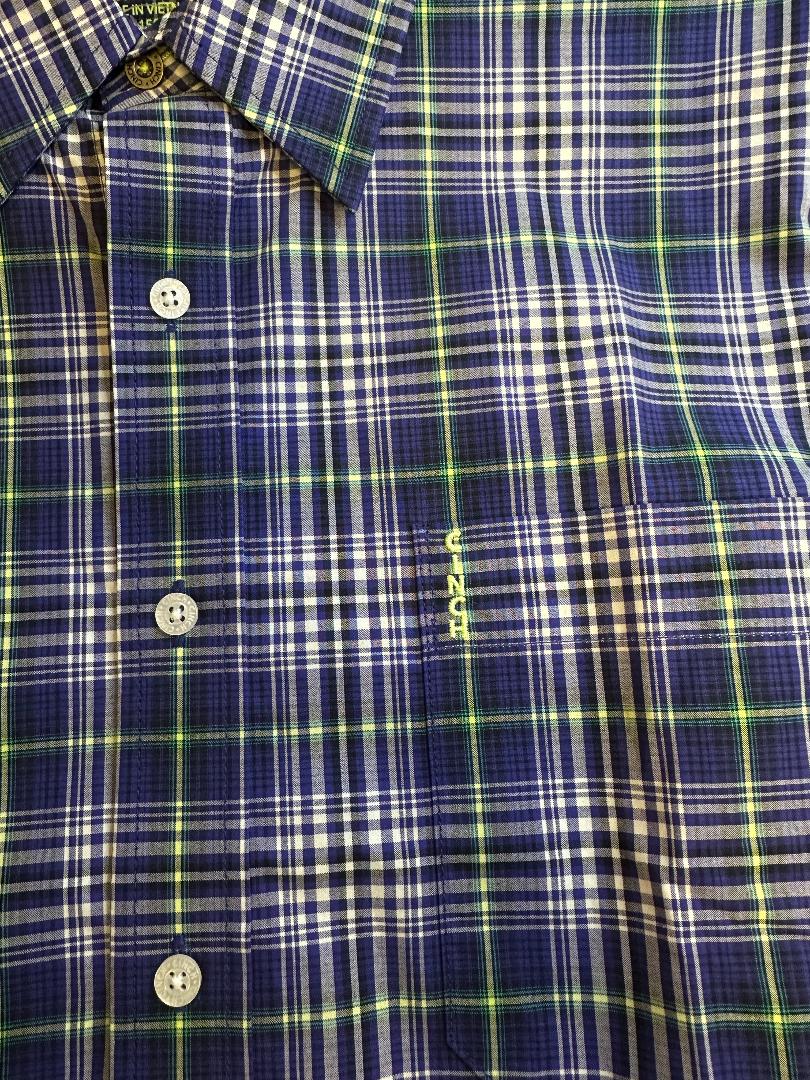 Cinch Men's Long Sleeve Western Shirt - Modern Fit Purple, White & Yellow Plaid