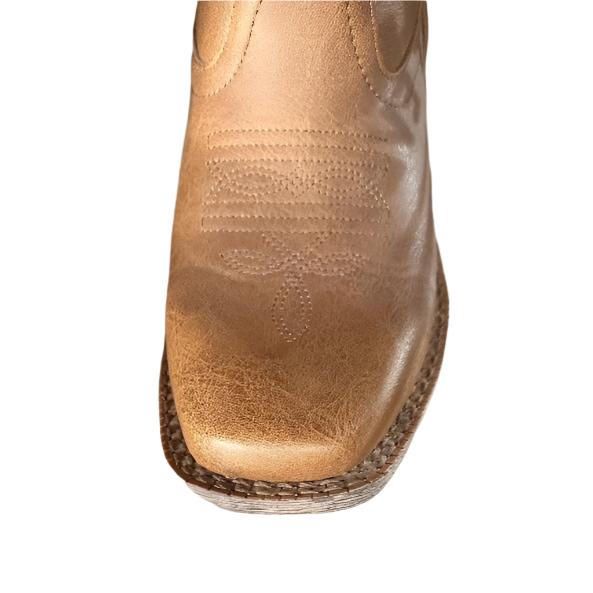 Smoky Mountain Boots Women's Brown Square Toe with Buckle Strap