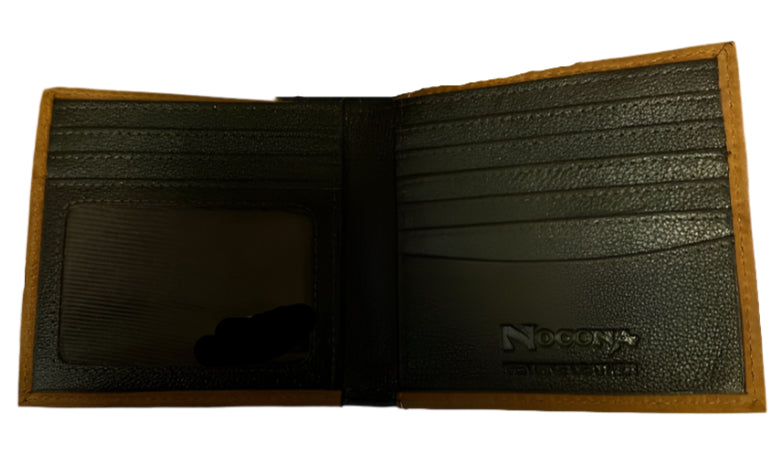 Ariat Boot Stitch Edge Brown Bi-Fold Wallet