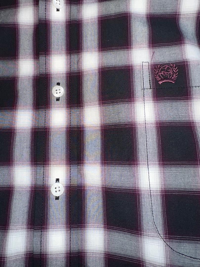 Cinch Men's Long Sleeve Western Shirt - Grey, Black & Mulberry Plaid
