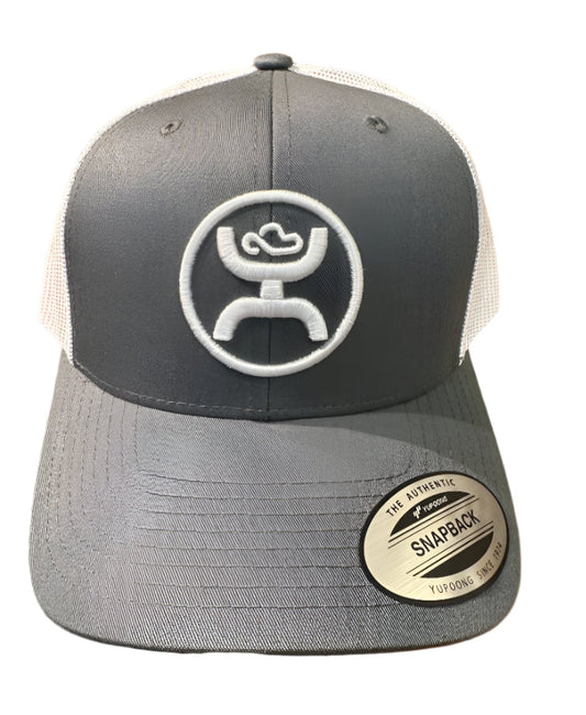 Hooey Ball Cap - Cody Grey & White Ball Cap