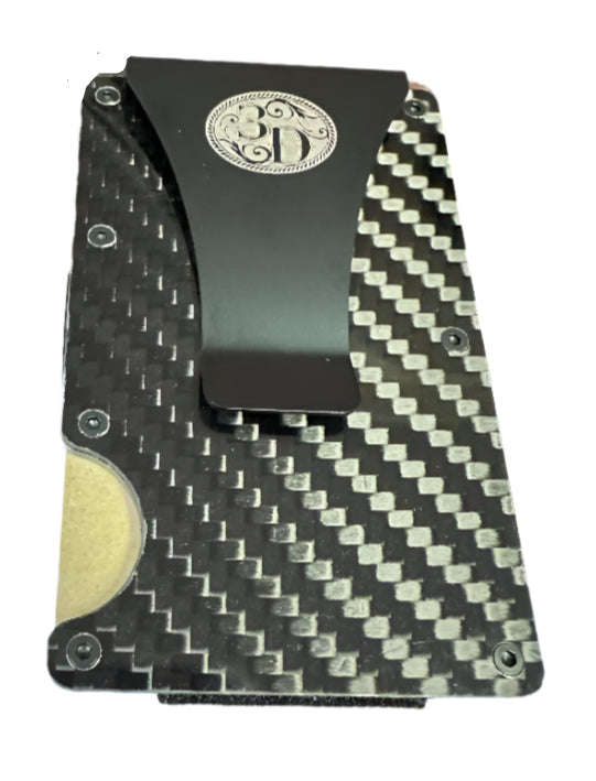 3-D Belt Co. Utility Wallet - Engraved Cowboy Prayer