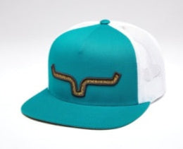 Kimes Ranch Ball Cap - Delano Teal with White Mesh