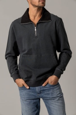 Kimes Ranch Men's Charcoal Wicklow Quarter Zip Jacket