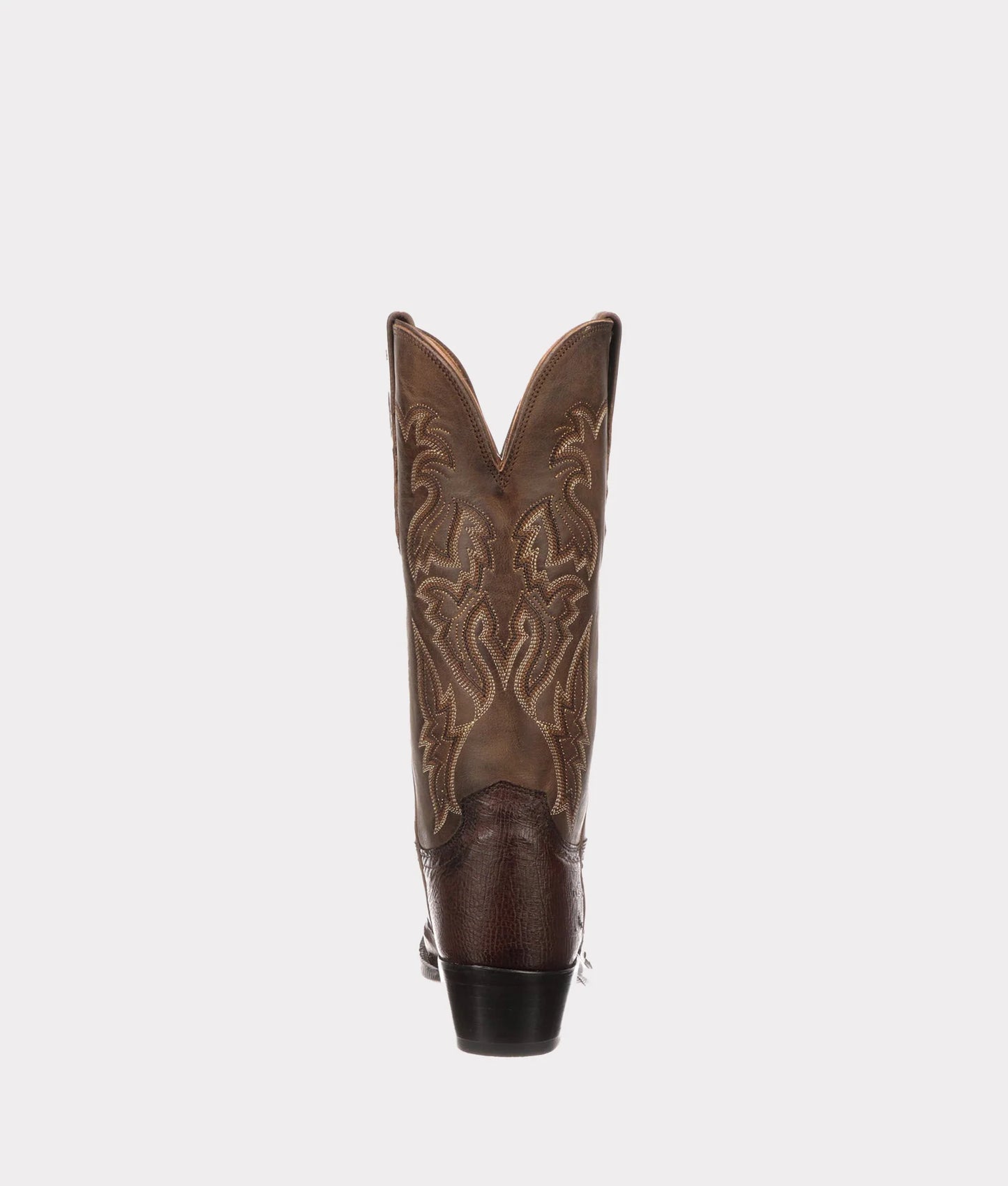 Lucchese Women's Augusta Redwood Full Quill Ostrich Boot