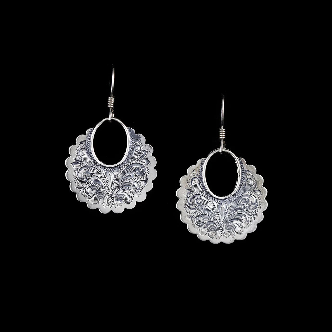 Vogt Silversmiths The Clara Scallop Bloom Earrings