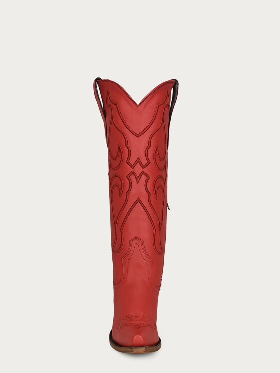 Corral Women's Ruby Red on Red Embroidery Boots