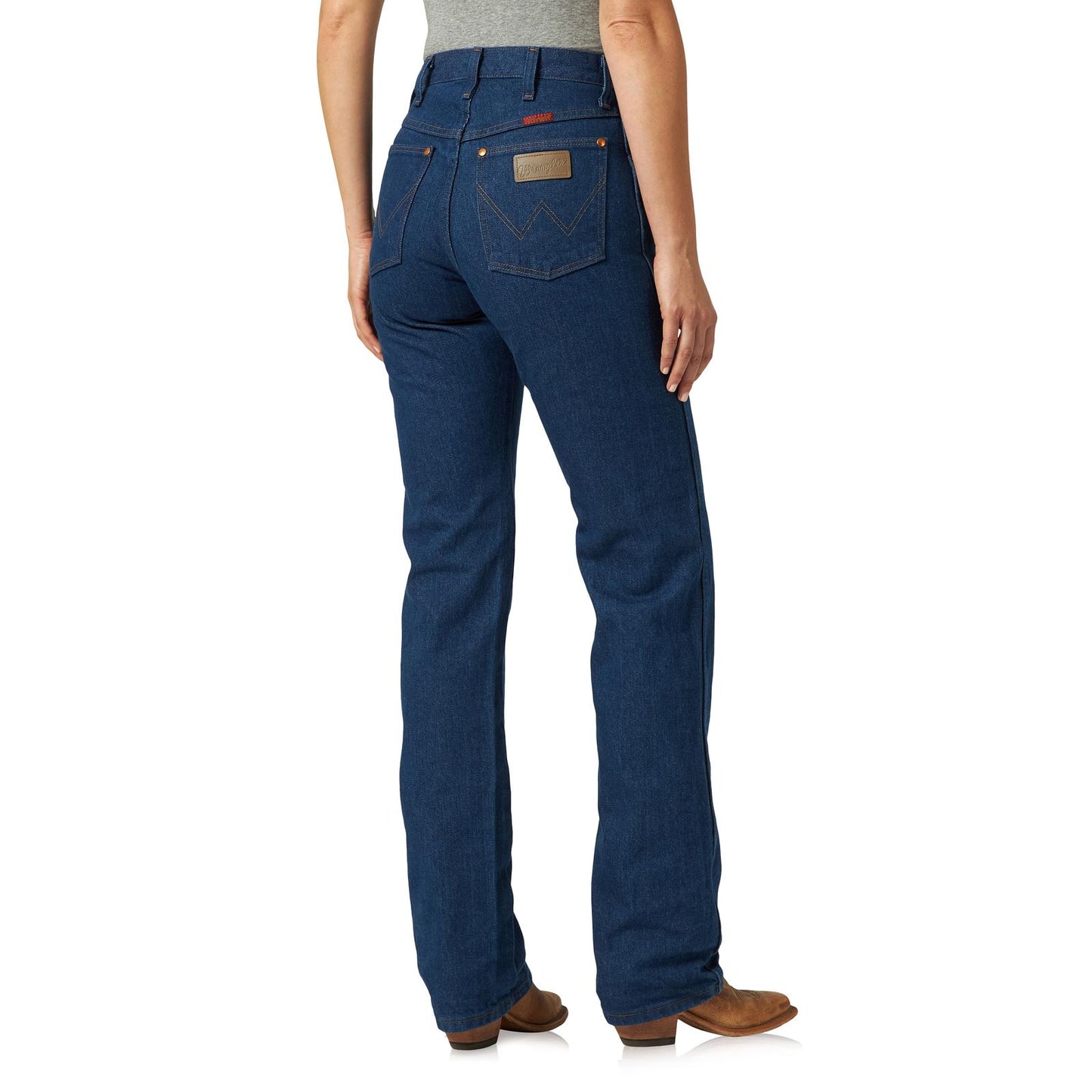 Wrangler Women's Cowboy Cut Slim Fit Blue Jeans