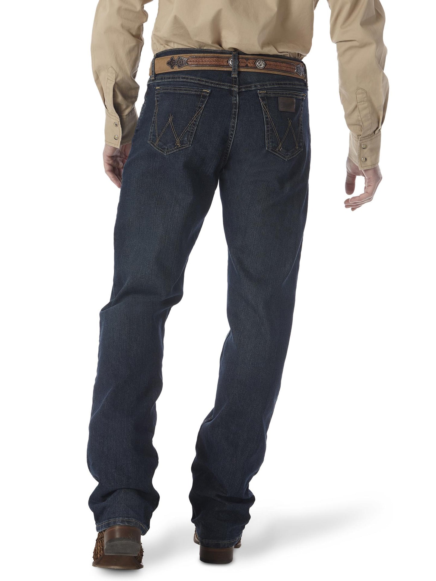 Wrangler Men's 20X Advanced Comfort Relaxed Competition - Root Beer