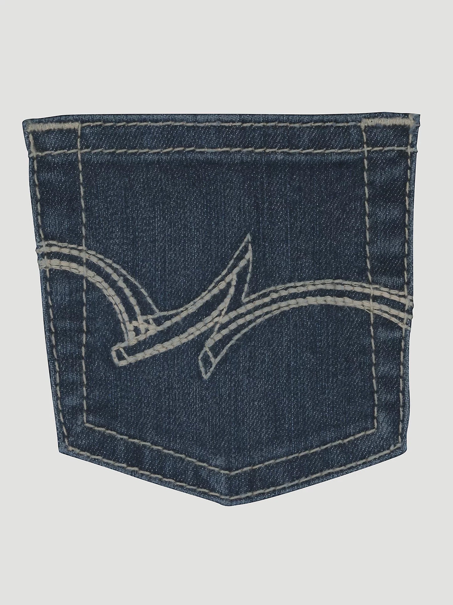 Wrangler Girls Premium Patch Jean in Dark Blue