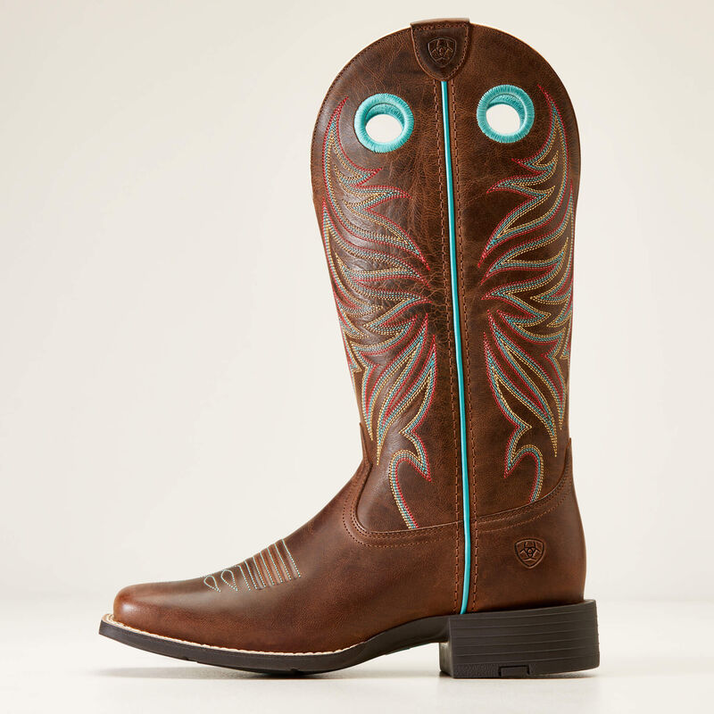 Ariat Women's Round Up Ryder Sassy Brown Western Boot