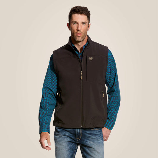 Ariat Men's Vernon Softshell Vest "Coffee Bean"