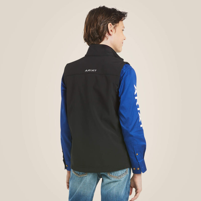 Ariat Boy's Vest - Black Vernon 2.0 Softshell