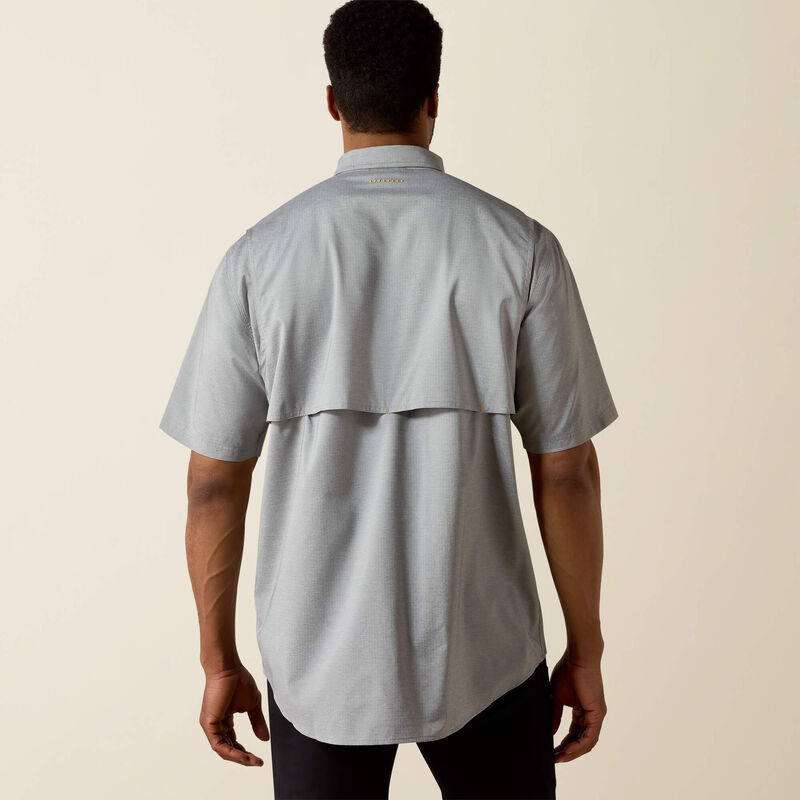 Ariat Men's Short Sleeve Rebar Made Tough VentTEK DuraStretch Heather Work Shirt