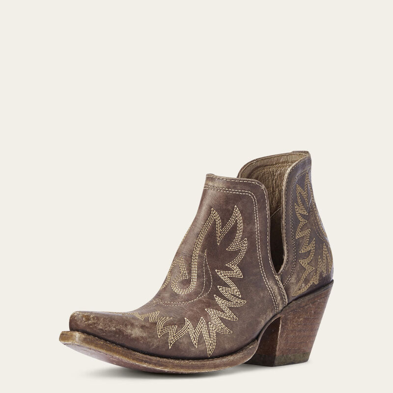 Ariat Women's Dixon Bootie Naturally Distressed Brown