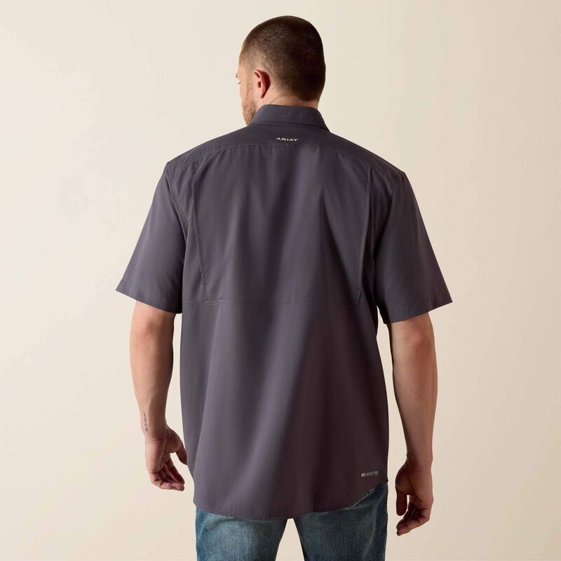 Ariat Men's Short Sleeve Charcoal VentTEK Classic Fit Shirt