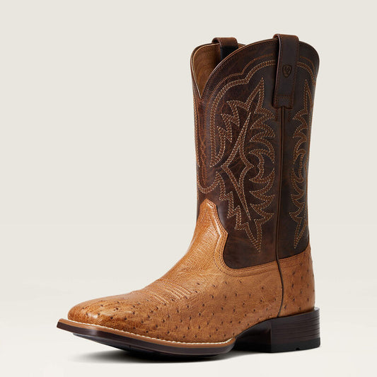 Ariat Men's Boots - Night Life Ultra Ranger Smooth Quill Ostrich