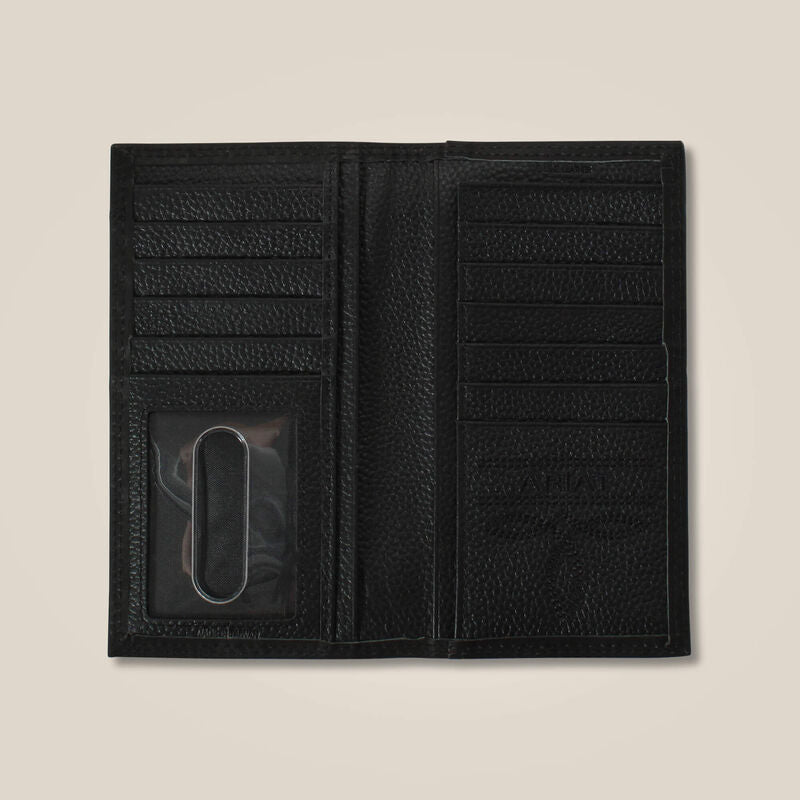 Ariat Black Center Ridge Rodeo Wallet