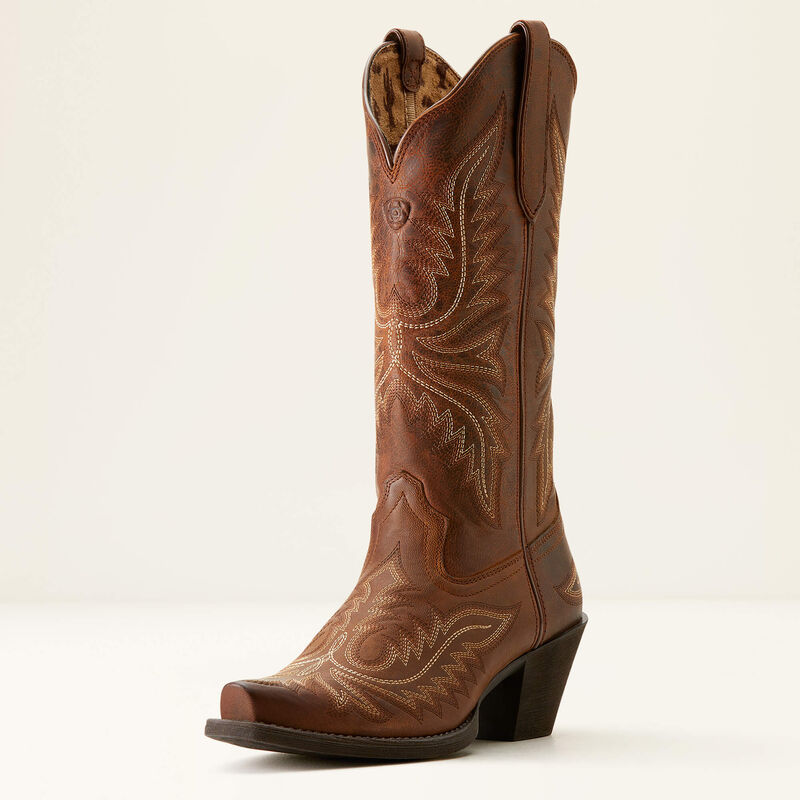 Ariat Women's Round Up Collins Brown Western Boot
