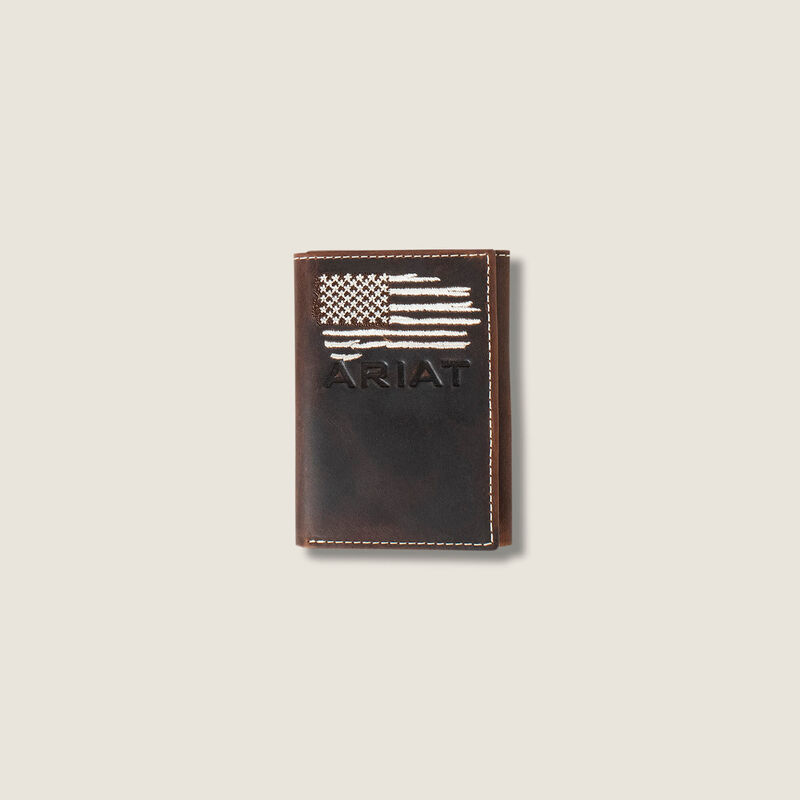 Ariat Flag Tri-Fold Wallet