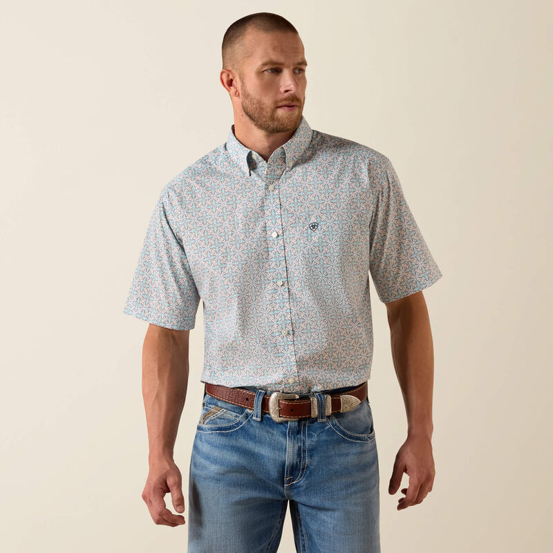 Ariat Men's Short Sleeve Pier Classic Fit Shirt