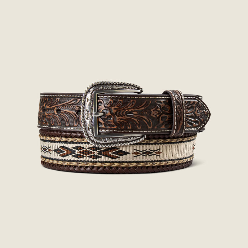Ariat Hair On Whip Stitch Belt
