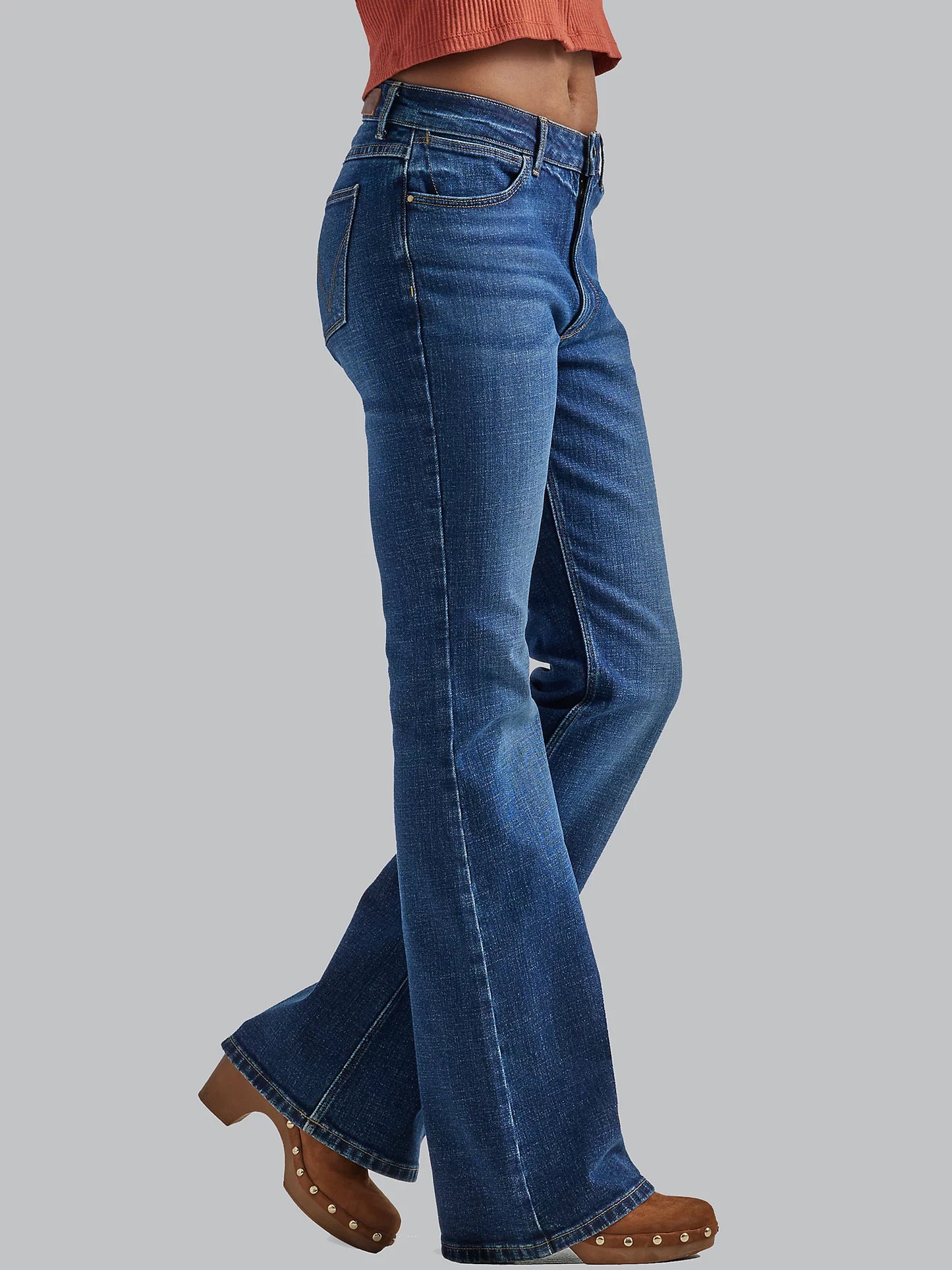 Wrangler Women's High Rise Fierce Flare Jeans Brockton