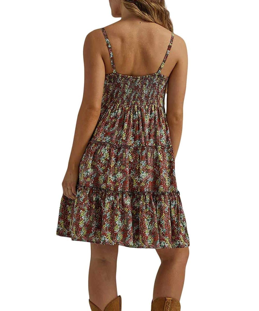 Wrangler Women's Dress - Floral Print Punchy Sundress