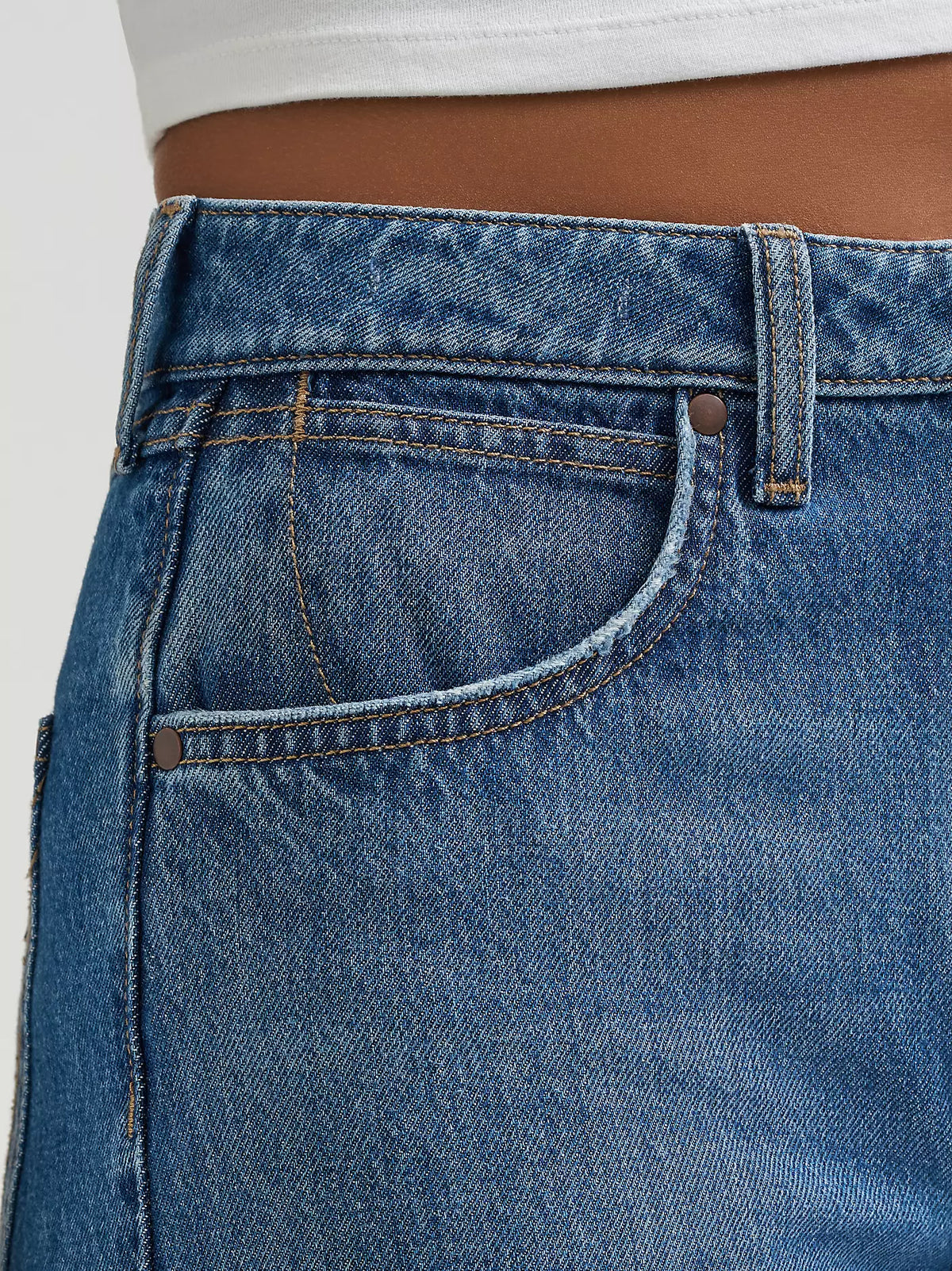 Wrangler Women's Retro Bailey High Rise Wide Leg Jean