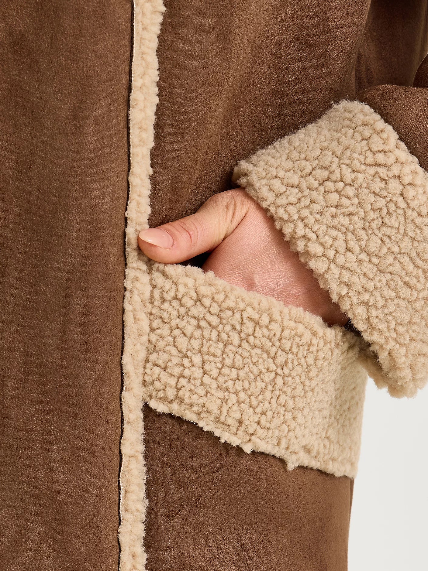 Wrangler Retro Women's Faux Shearling Barn Coat