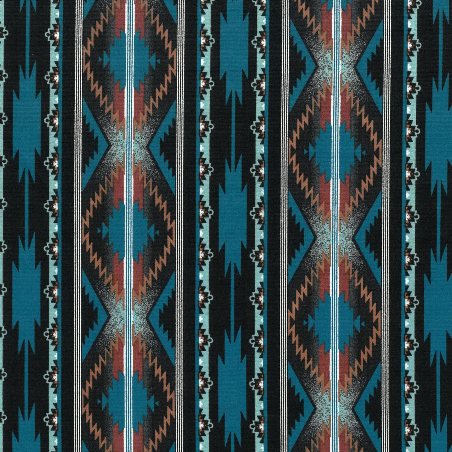 Wrangler Men's Long Sleeve Checotah Western Classic Fit Shirt - Turquoise Multicolor