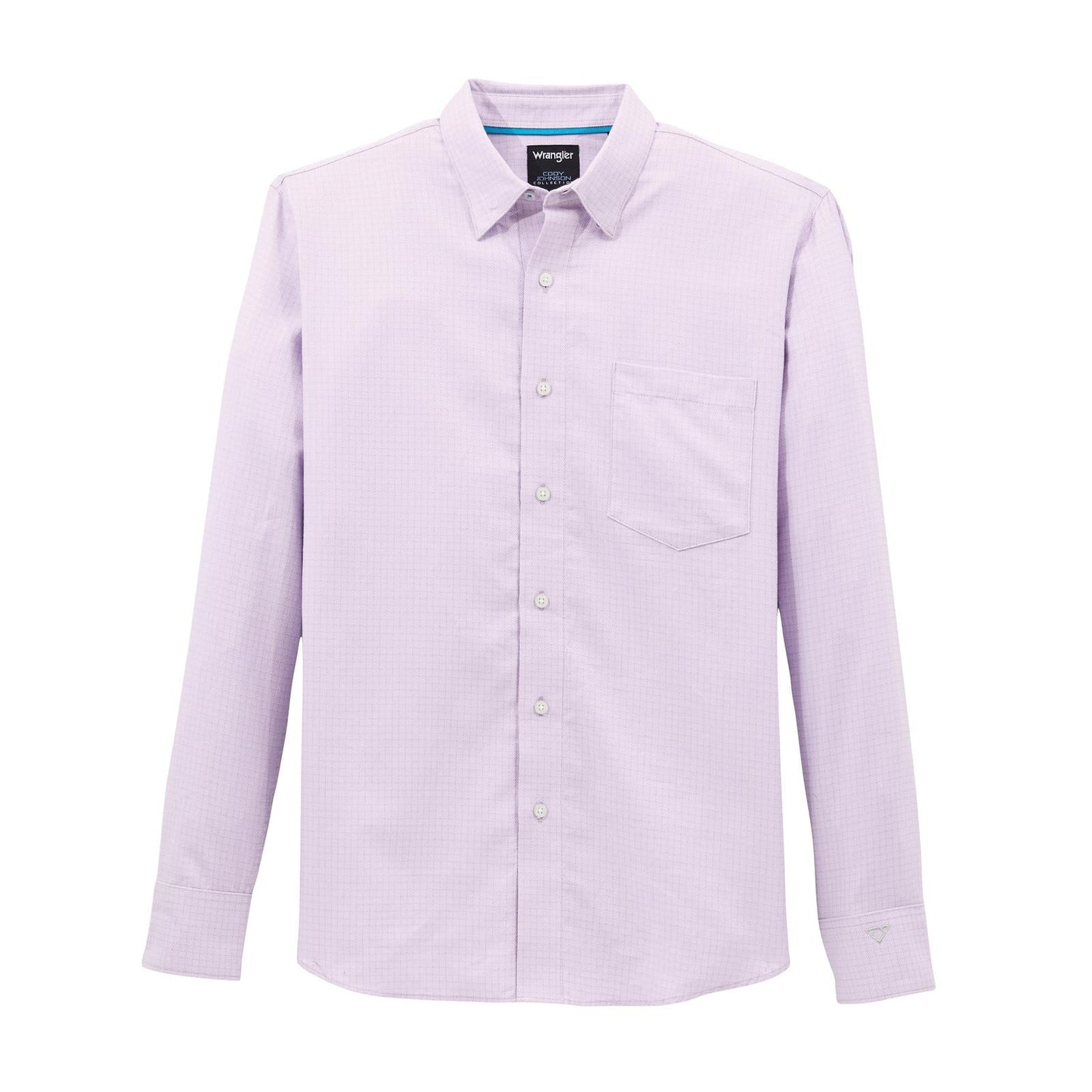Wrangler Men's Long Sleeve Cody Johnson Classic Fit Shirt - Lilac