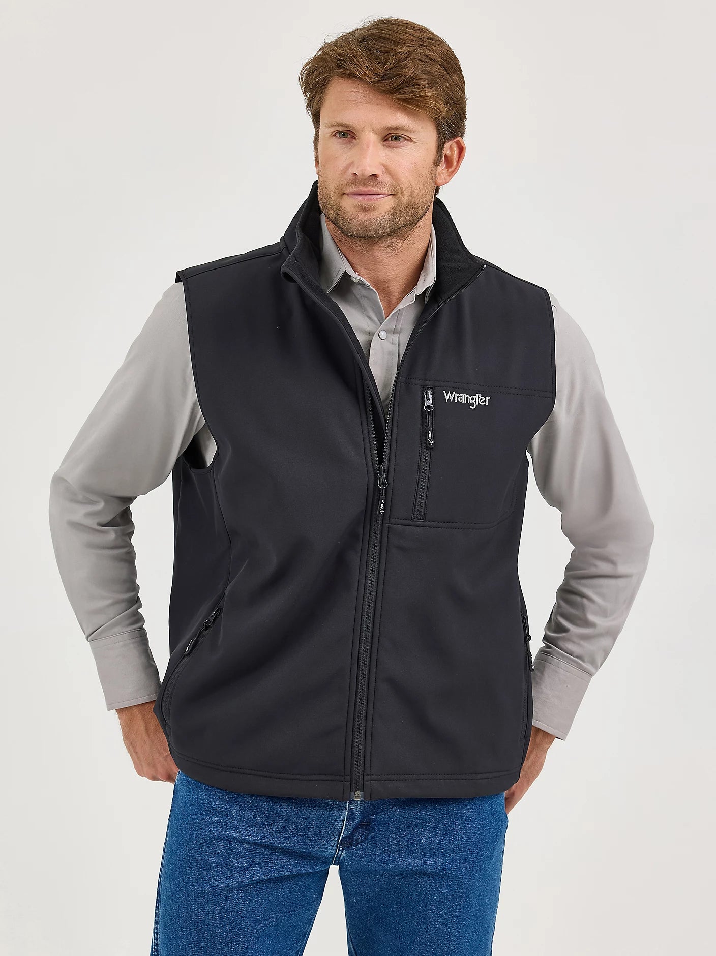Wrangler Men's Black Trail Vest