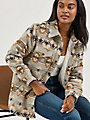 Wrangler Retro Women's Quilt Lined Jacquard Shacket