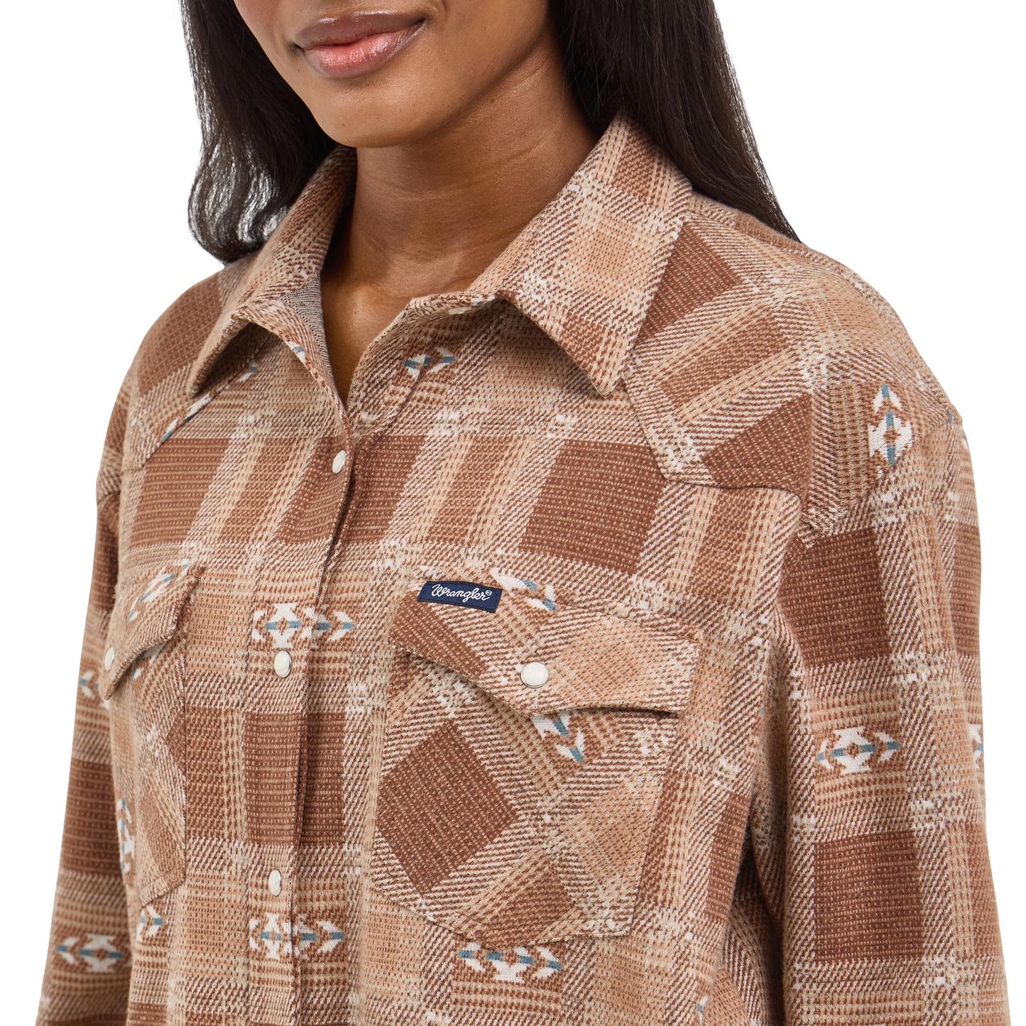 Wrangler Women's Boyfriend Shirt Jacket