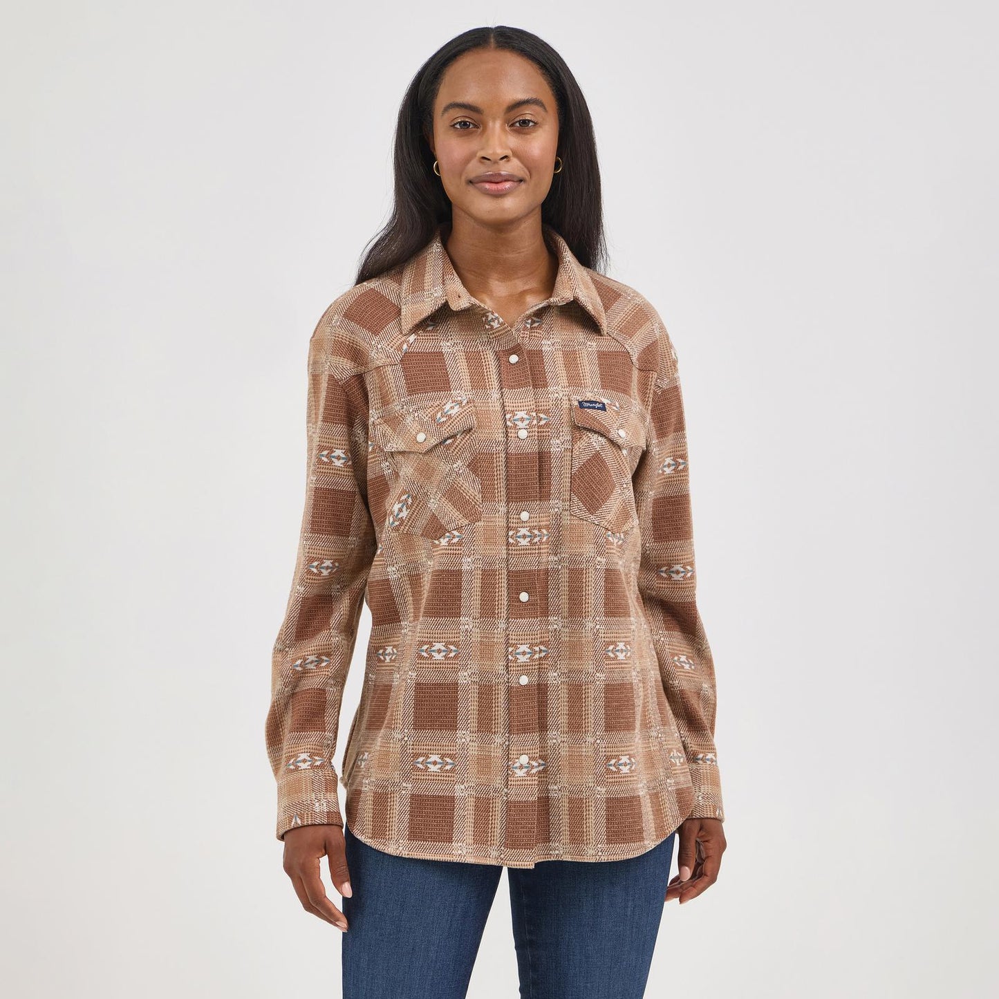 Wrangler Women's Boyfriend Shirt Jacket