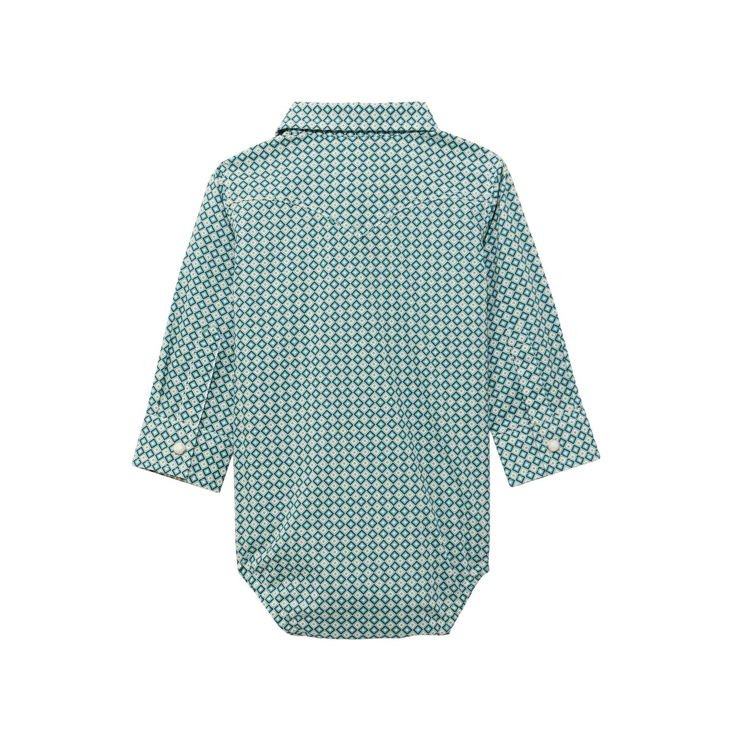 Wrangler Baby Boy's Long Sleeve Bodysuit - Geometric Print
