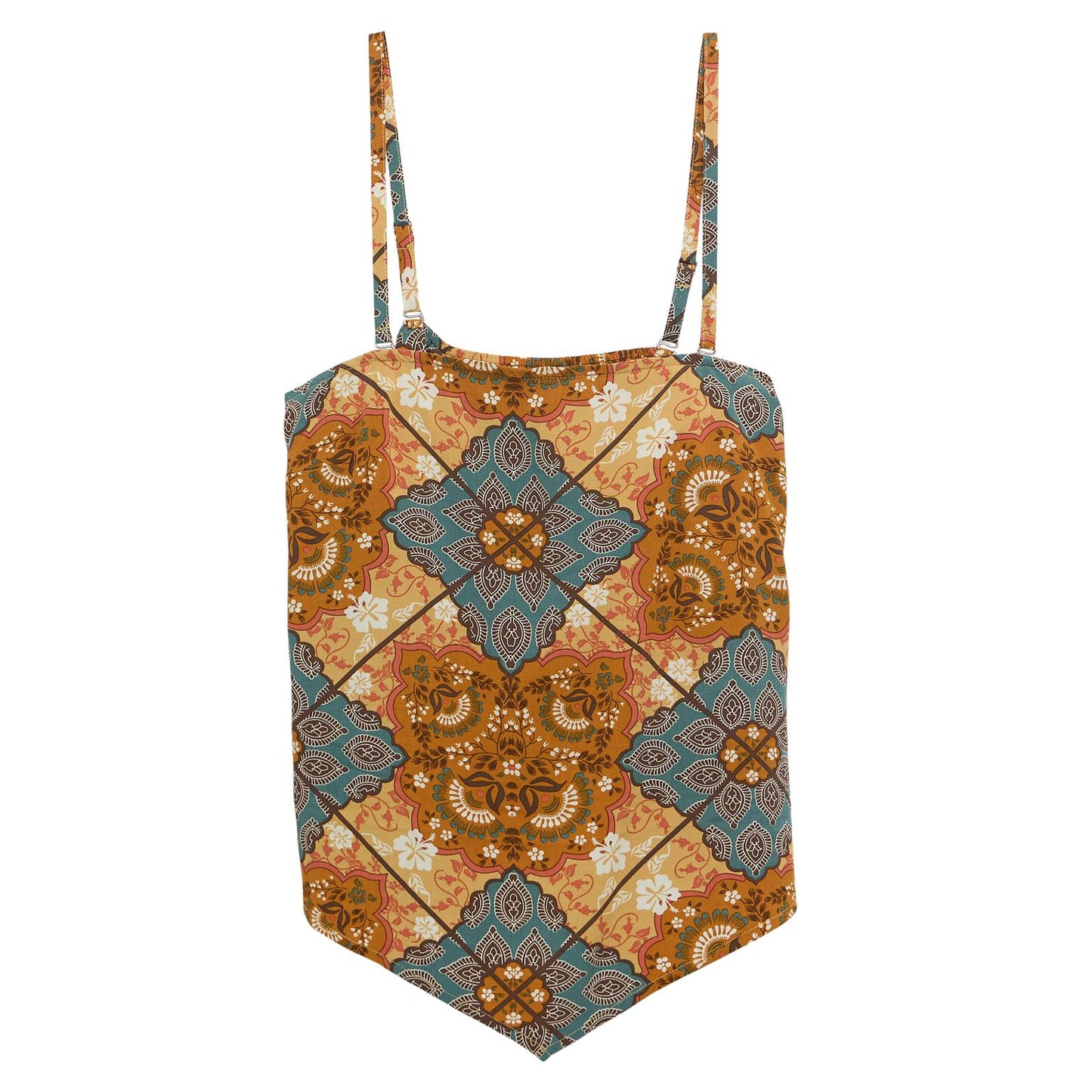 Wrangler Women's  Retro Vintage Bandana Tank - Brown