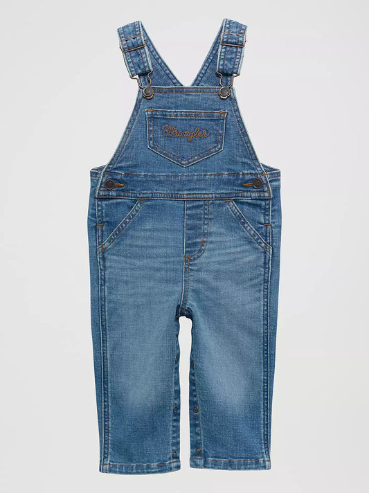 Wrangler Little Girl's Denim Overalls