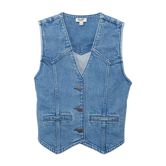 Wrangler Women's Retro Americana Denim Vest - Light