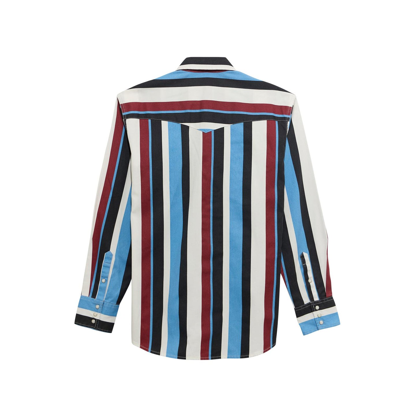 Wrangler Boys Vintage Brushpopper Long Sleeve Shirt - Blue Multi