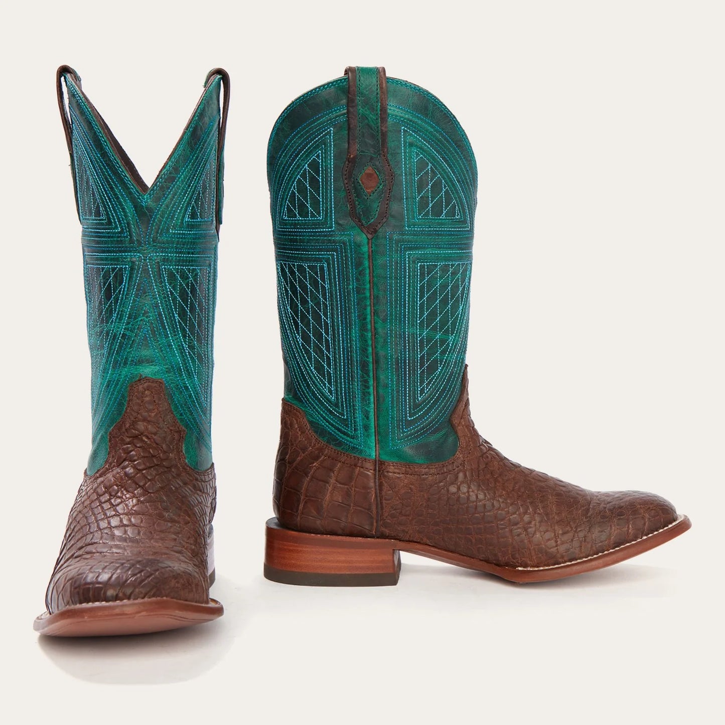 Stetson Men's Boots - Big Horn Tobacco Alligator Hand Made