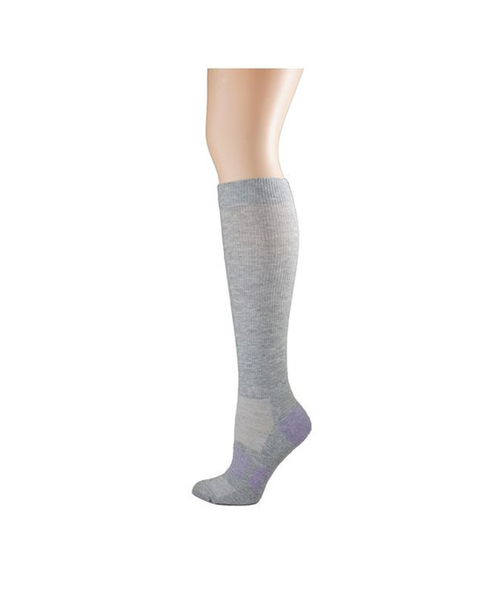 Boot Doctor Women's Grey Over the Calf 2Pk Boot Socks