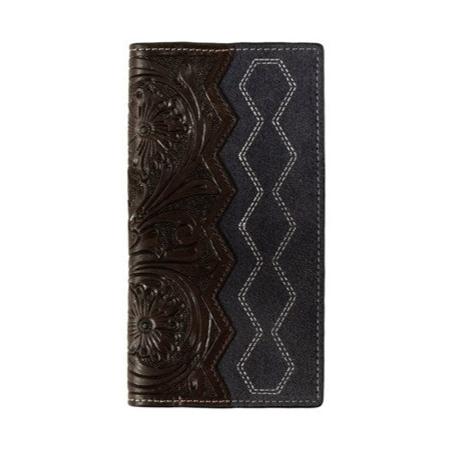 3D Hand Tooled Roughout Body Rodeo Wallet